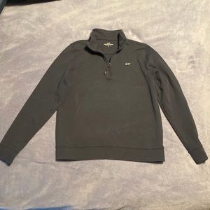 Vineyard Vines 1/4 zip cotton pullover navy